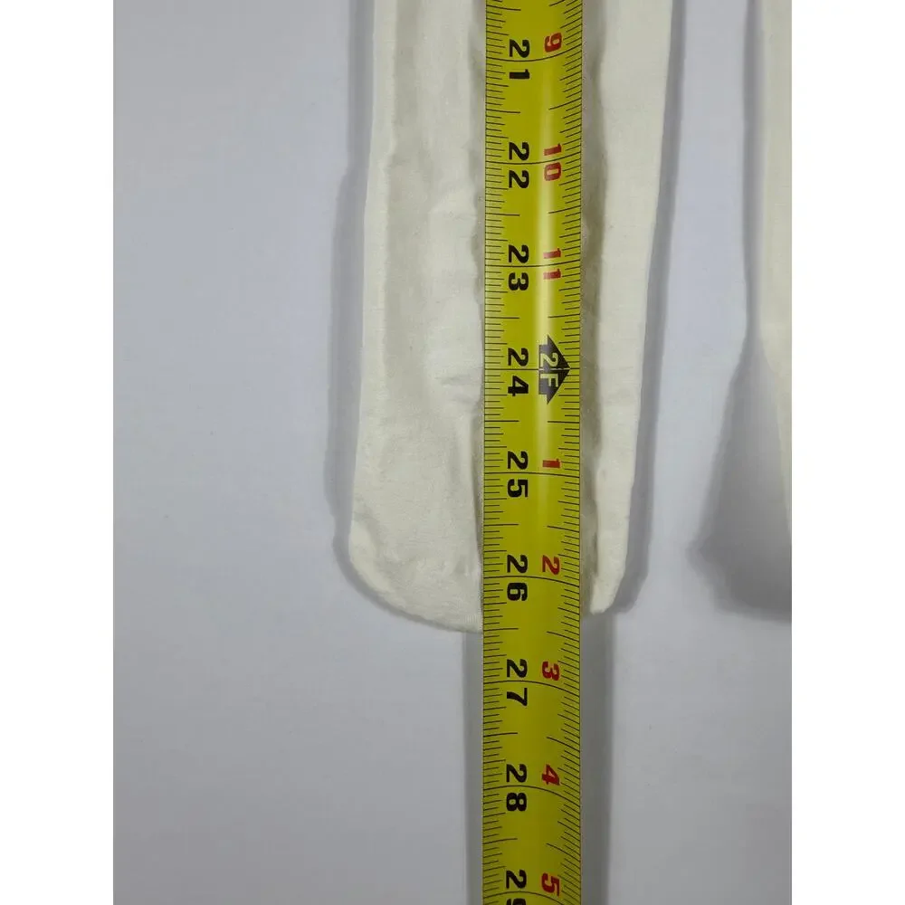 Carter’s Girls Ivory Footed Tights Cream Size 8 & Up